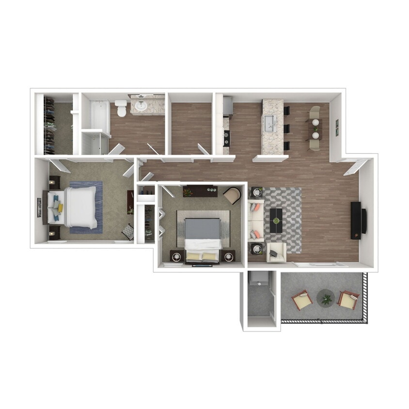 Floor Plan - Elm - 2x1 Large Upgrade