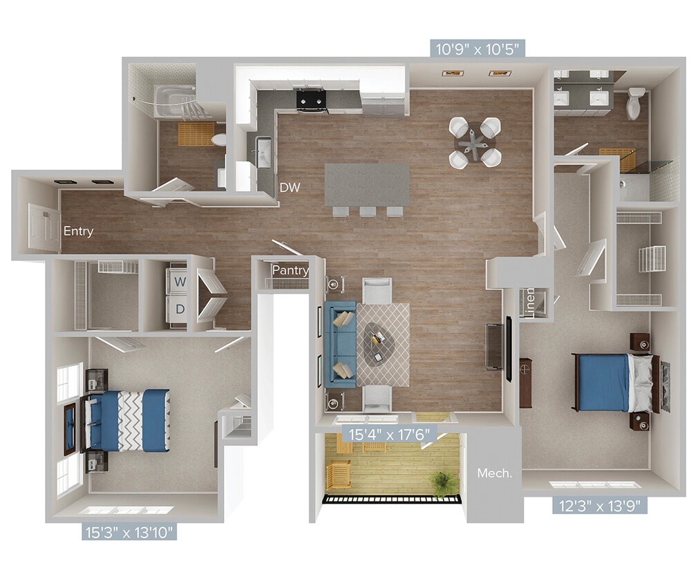 Floor Plan - B2-1221