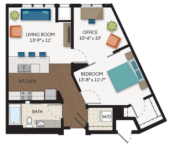 Floor Plan - The Wilshire