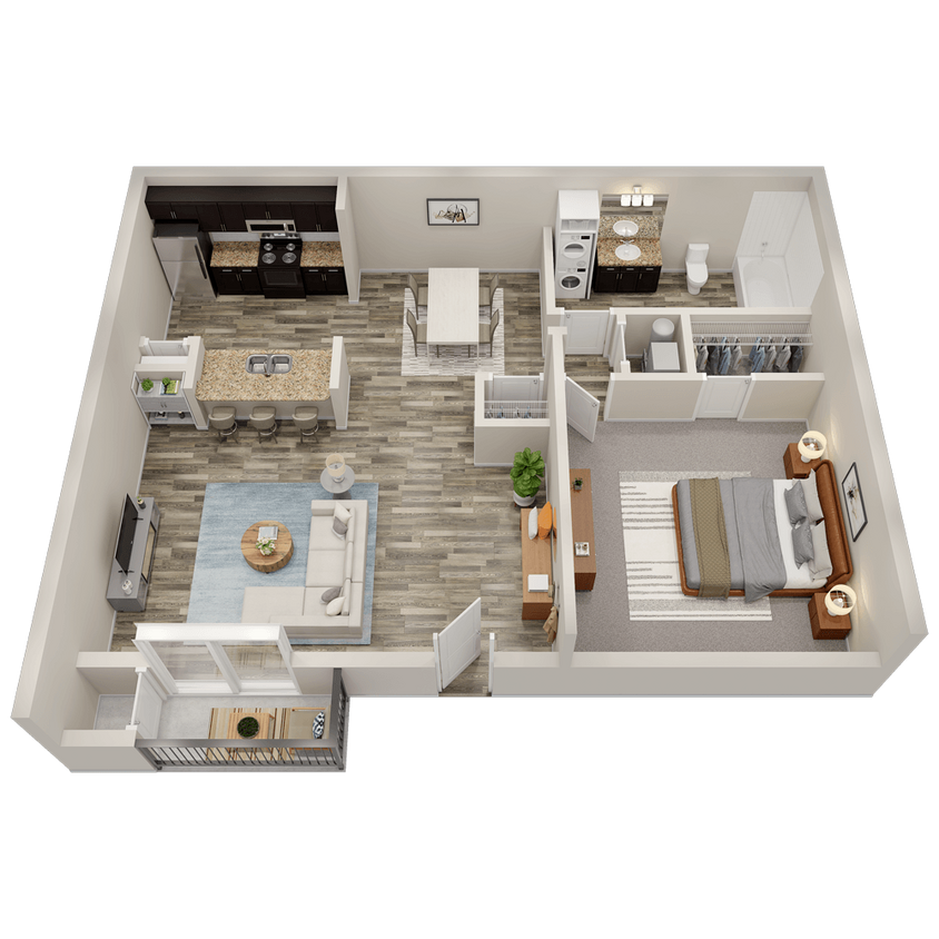 Floor Plan - The Juliette