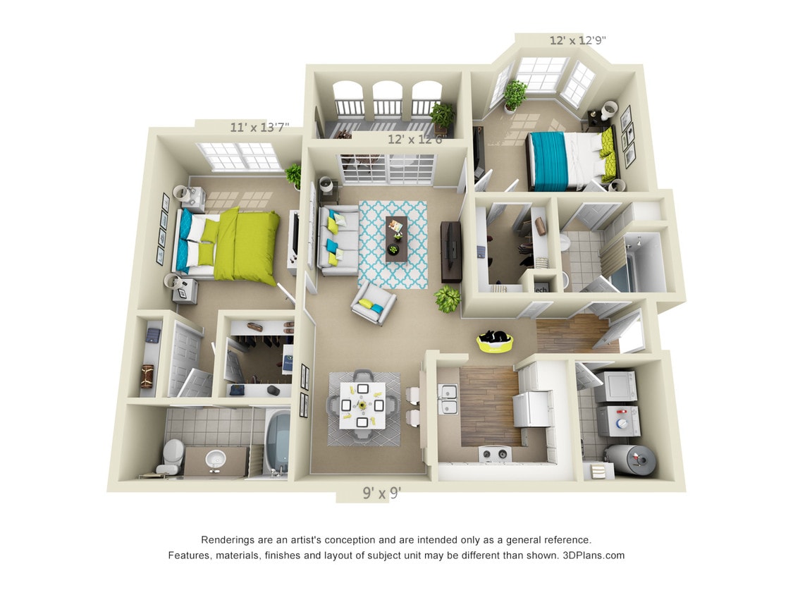 Floor Plan - Fall's Park