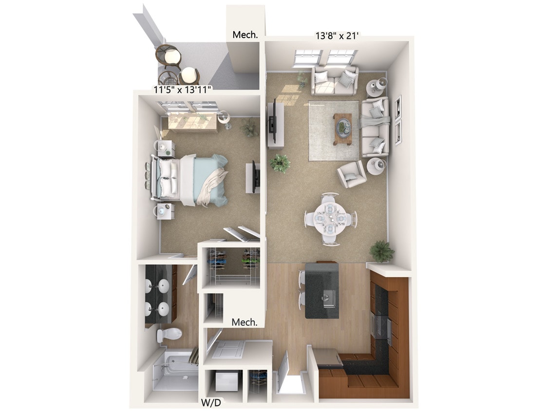Floor Plan - A5-3-830-sq