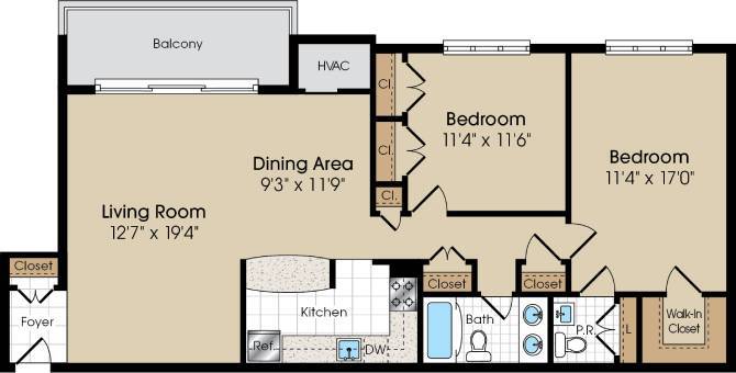 Floor Plan - Model 2B