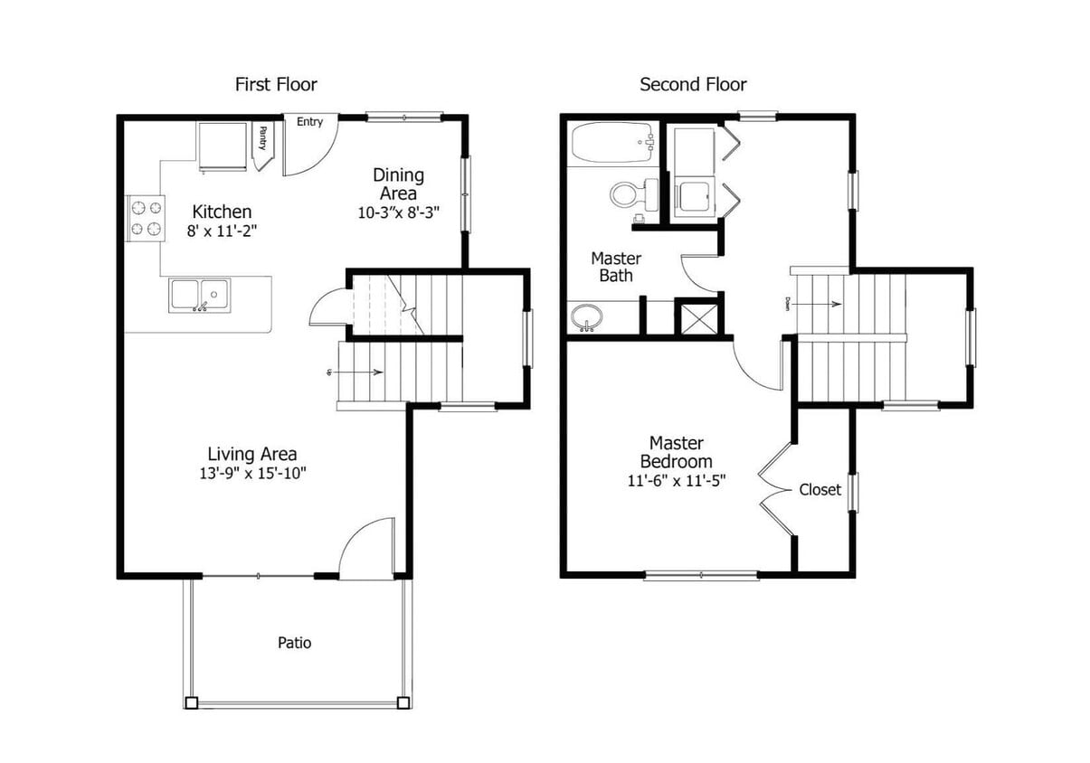 Floor Plan - Oaks 3THA1.2