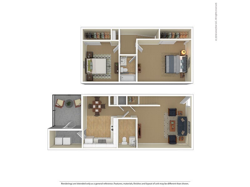 Floor Plan - 2x2th