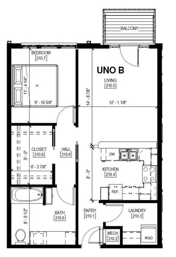 Depot 1 Bedroom - Uno B - Depot - 1 Bedroom Uno B