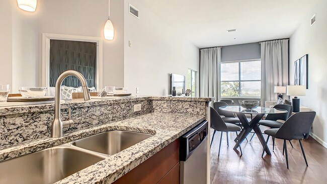 Revel in kitchens adorned with designer granite countertops and gleaming stainless-steel appliances. - Preserve at Alafia