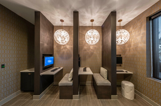 Business Center with Remote Work Spaces - The Lyla