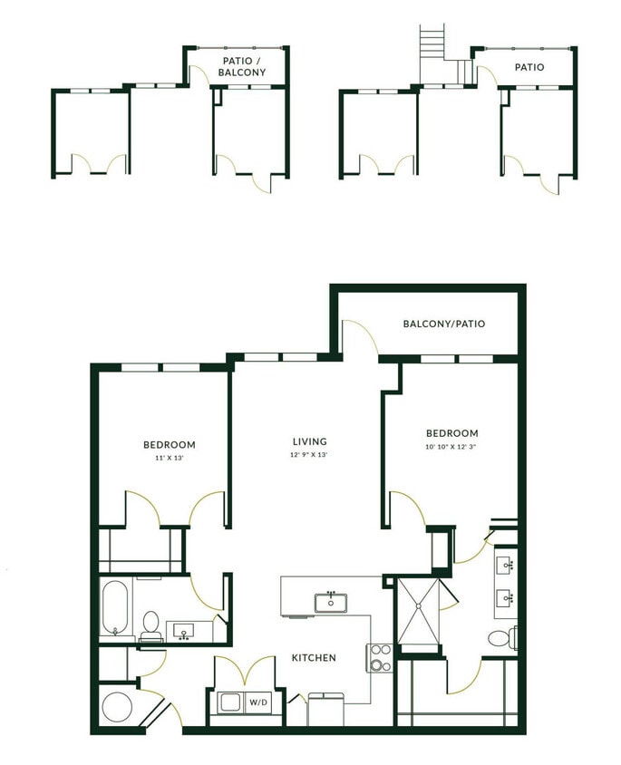 B2H floor plan The Hartley at Blue Hill - B2H