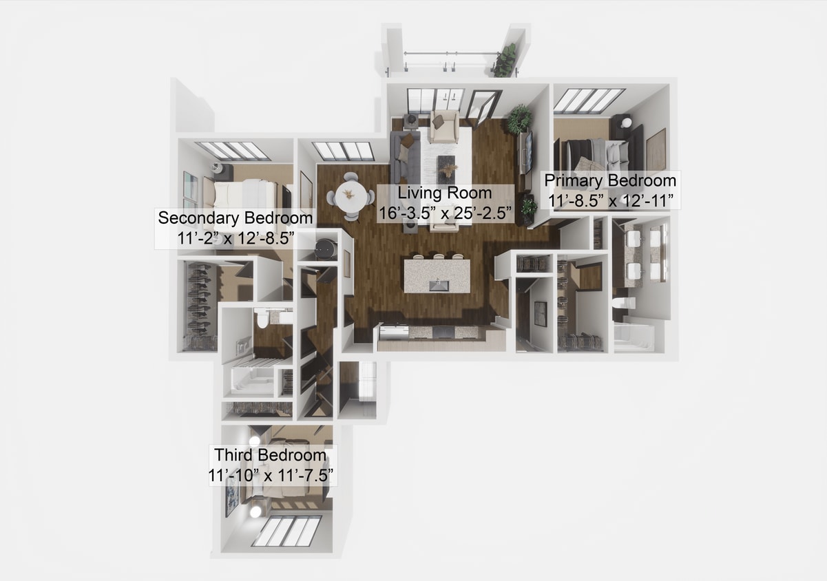 Floor Plan - The Challenger - Attached Garage