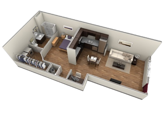 Floor Plan - Studio Grand Courtyard