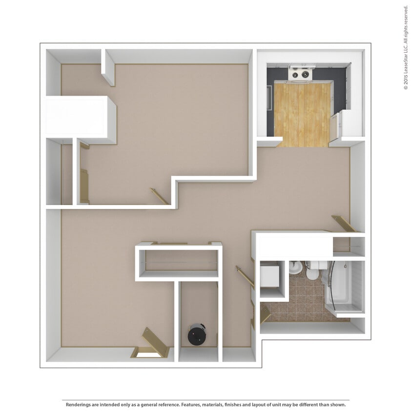 Floor Plan - 1x1g-p3