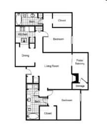 The Murphy - 2 Bed 2 Bath