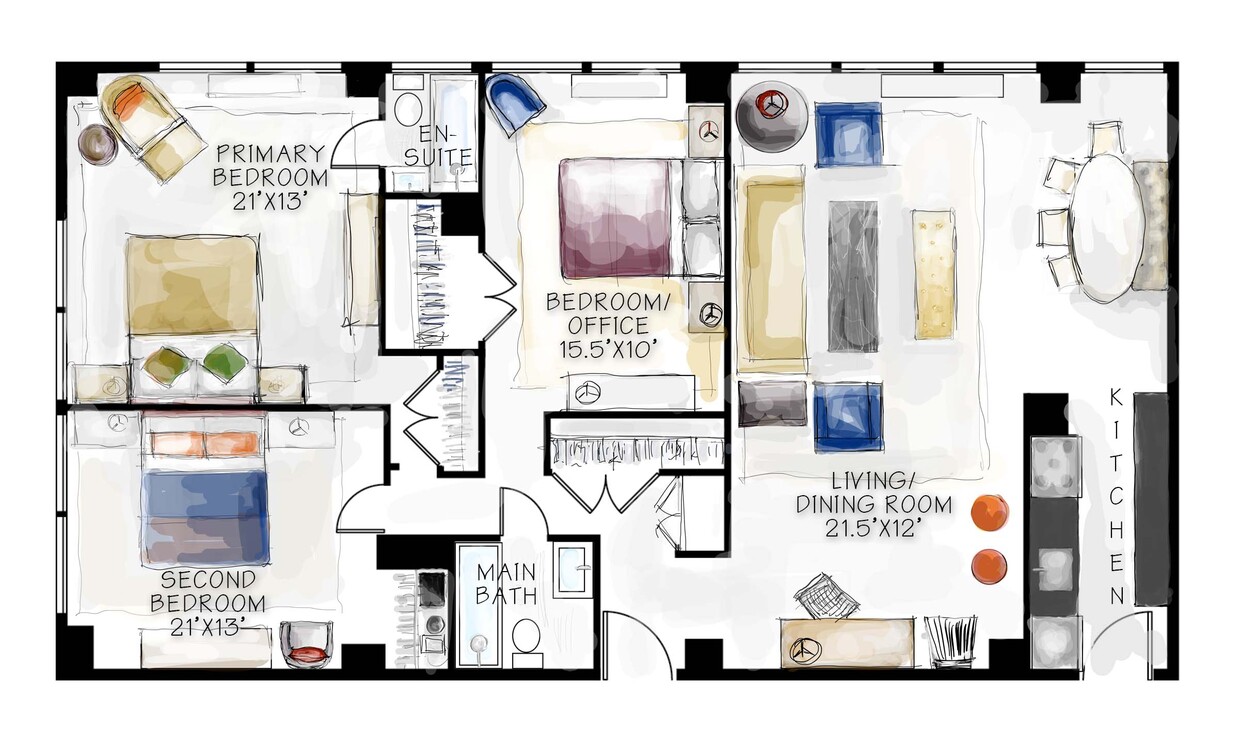 Floor Plan - Michelangelo