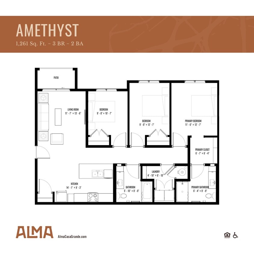 Floor Plan - Amethyst