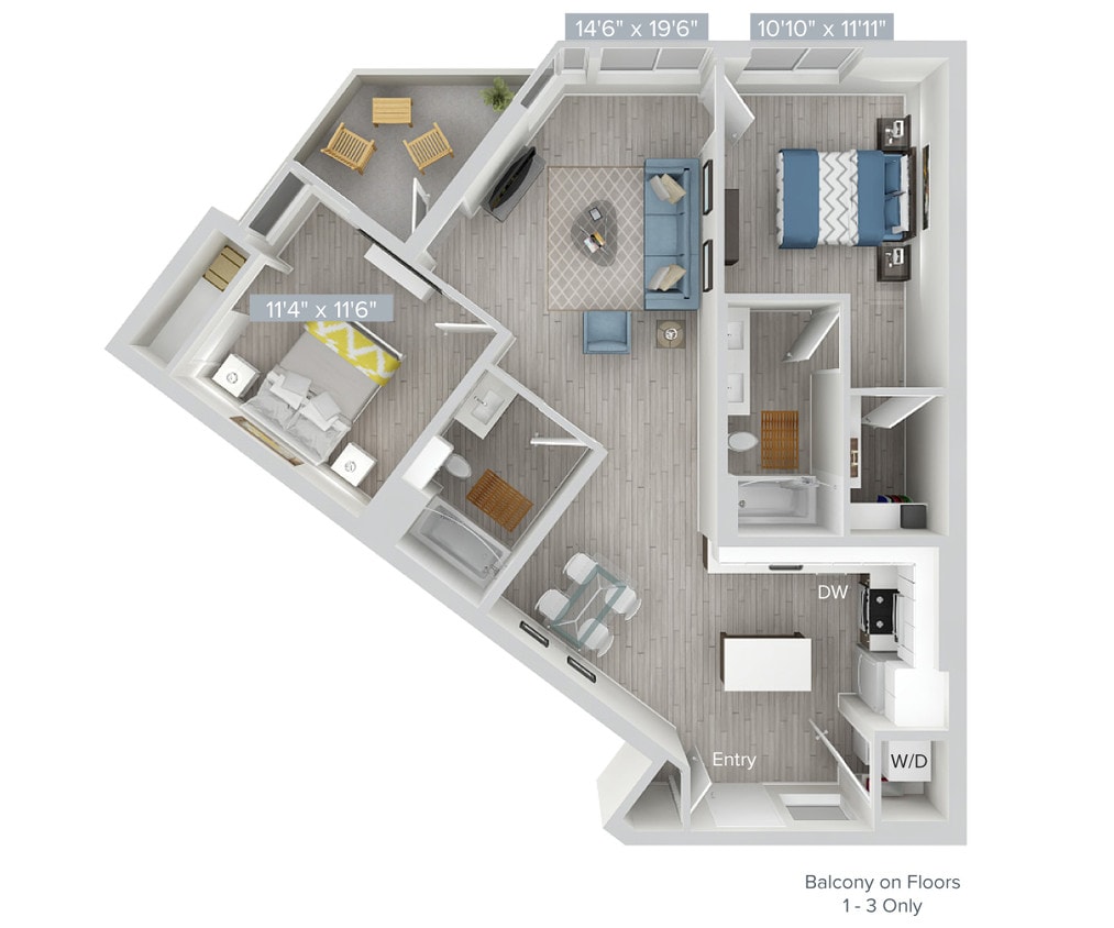 Floor Plan - B11-1040SF