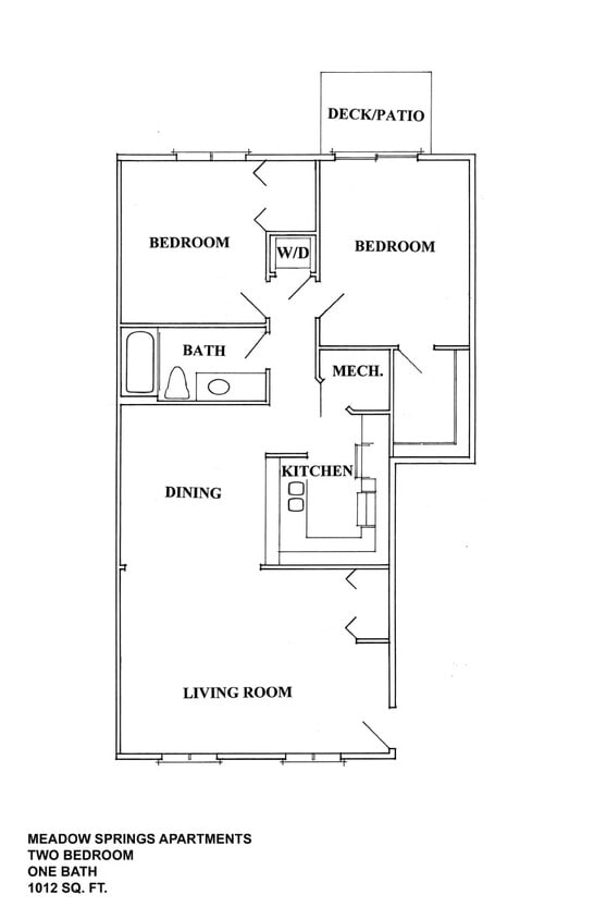 Floor Plan - Two Bedroom
