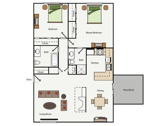 Floor Plan - 2x2AR1T2
