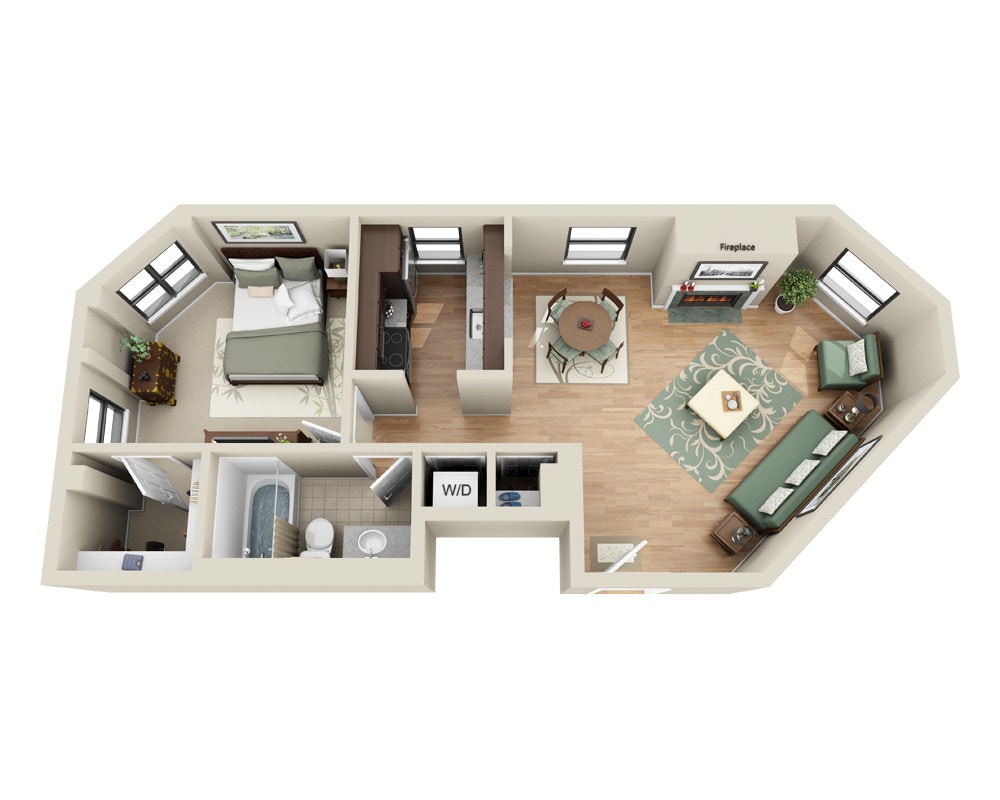 Floor Plan - 32 Garrison - A1B