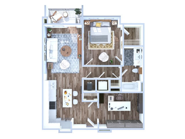 1 Bedroom | 1 Bath | 853 sq ft - Macchiato | A3