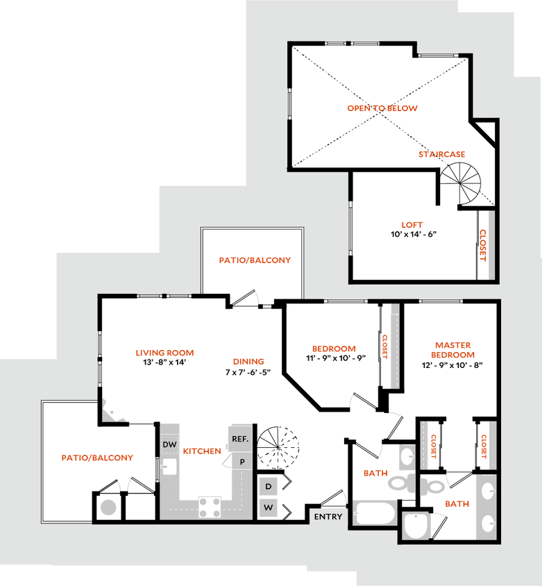 Floor Plan - Plan 2B