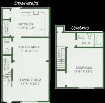 1BR/1.5BA - The Franklin