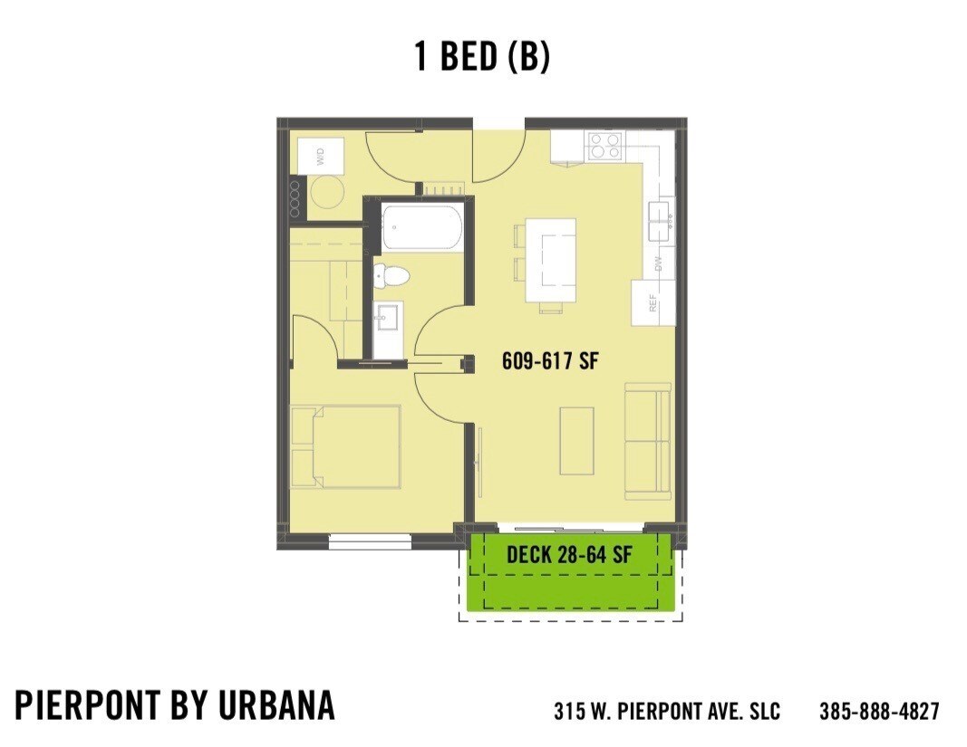 Floor Plan - 1 BED (B)