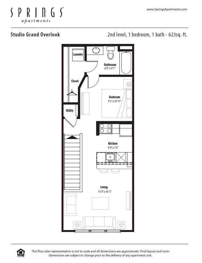 Floor Plan - Studio Grand Overlook