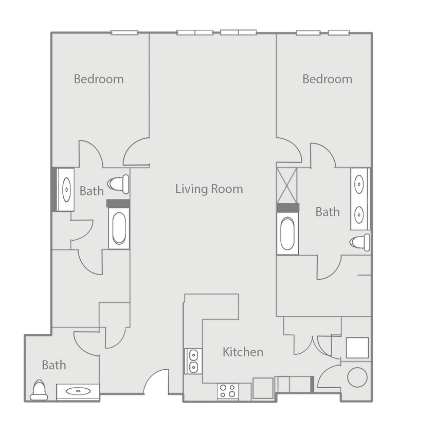 Floor Plan - B7A-B7B-B7C-B7D-B7E-B7F