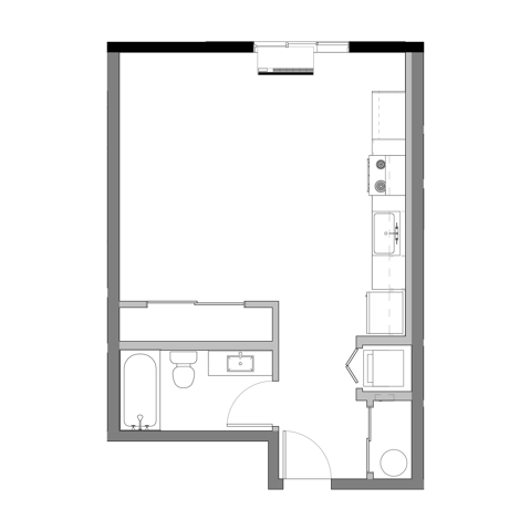 Studio K Floorplan - The Halogen