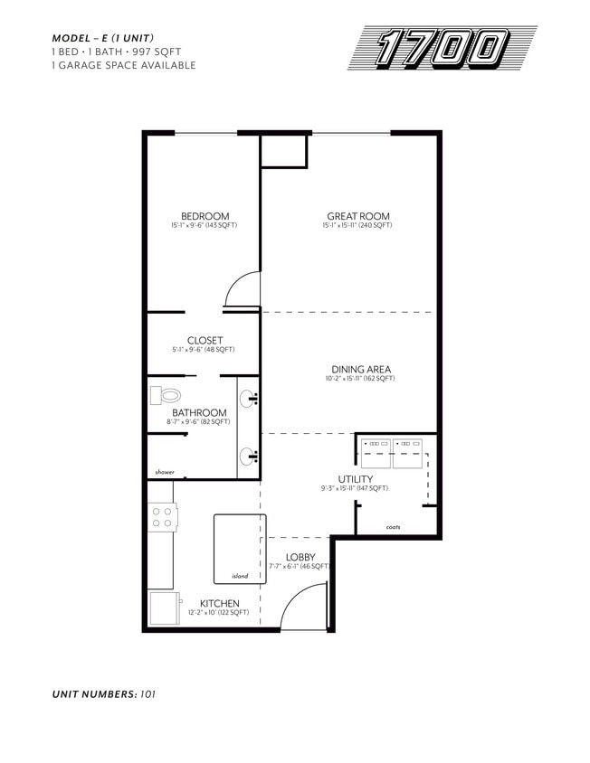 Floor Plan - Model E