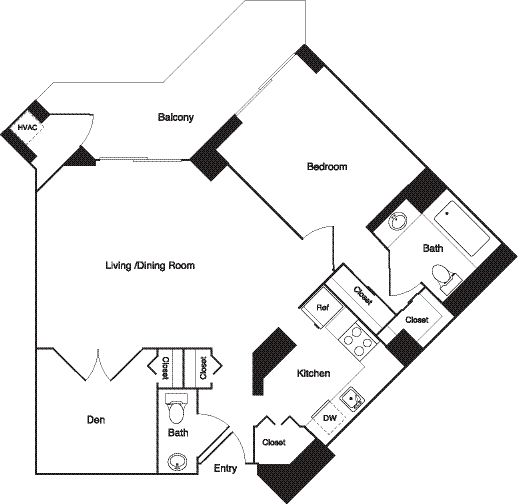 Floor Plan - Evergreen + Den Renovated