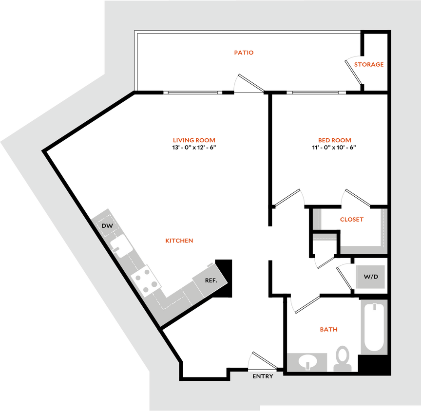 Floor Plan - Plan 1C