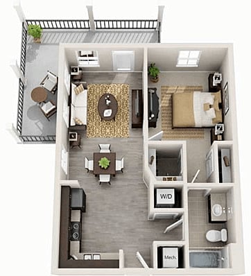 Floor Plan - A2 - Ellis