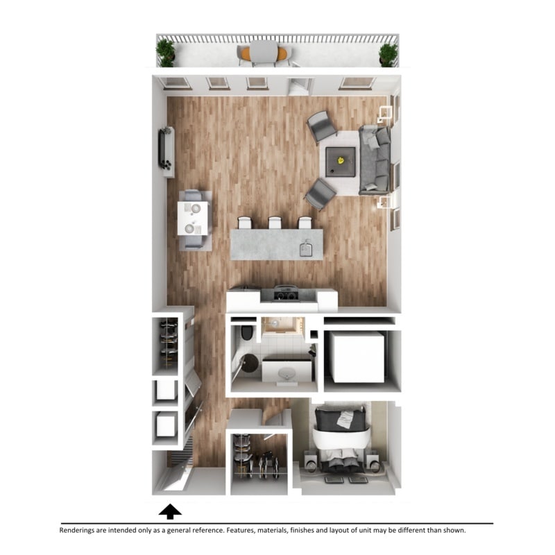 Floor Plan - Elevated Loft - Latitude