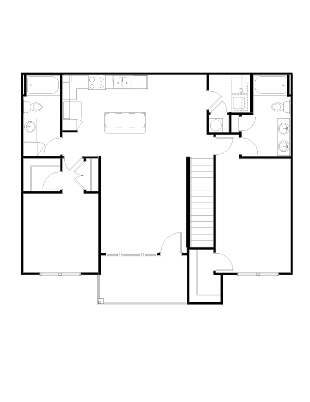 Floor Plan - 2 BR Grand Overlook