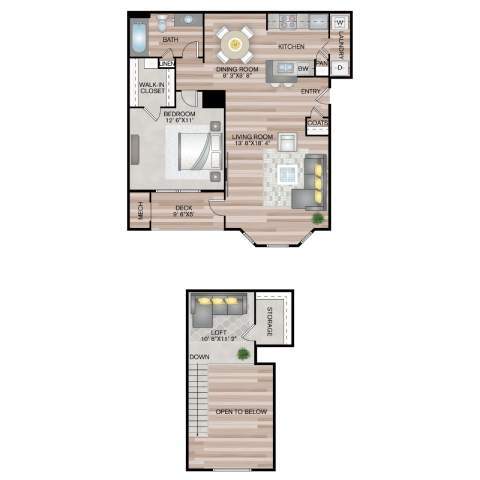 Floor Plan - The Appleton with Loft