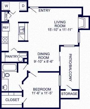 Floor Plan - 1B Renovation 2