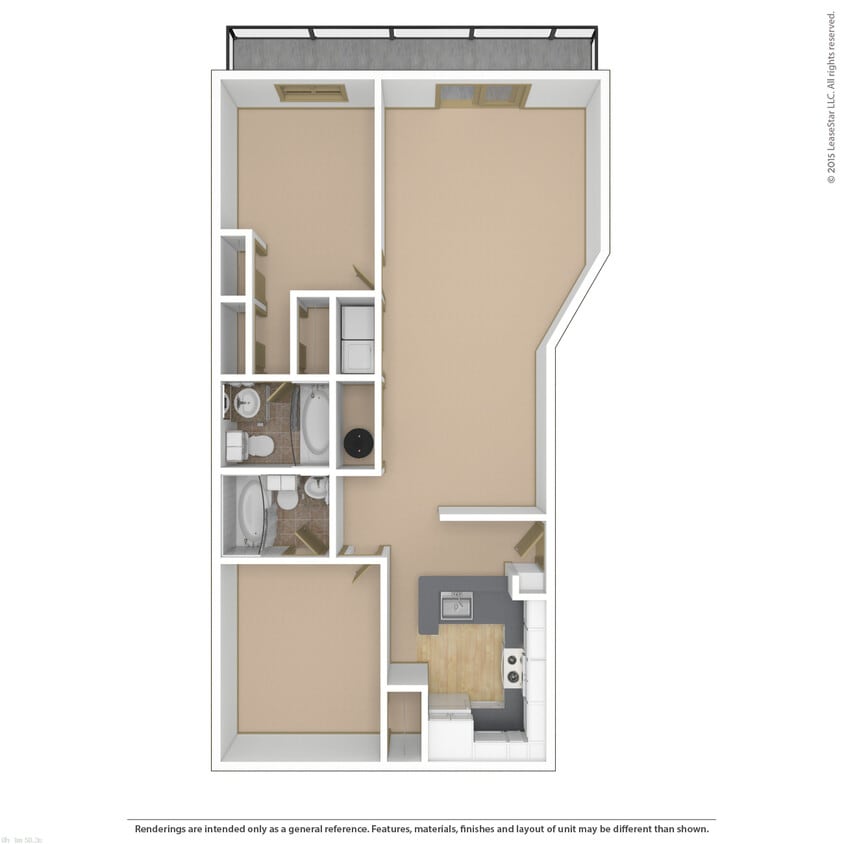 Floor Plan - 2x2c-p2