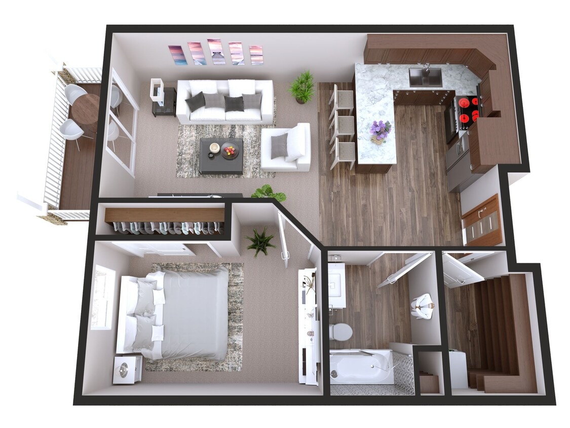 Floor Plan - Welch 1B/B