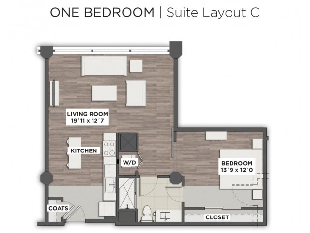 Suite Layout C - C Loft