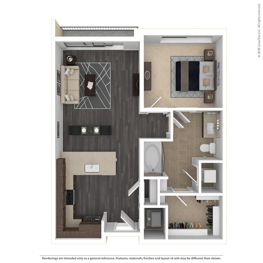 Floor Plan - 1E