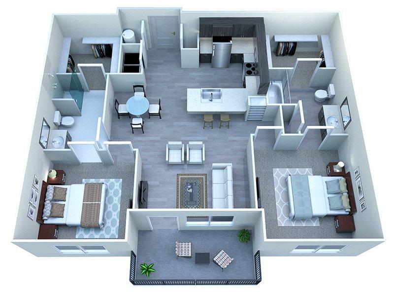 Floor Plan - B1 2x2
