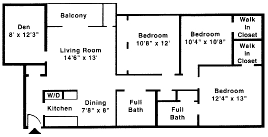 3BR/2BA - 3 Bed/ 2 Bath with Den