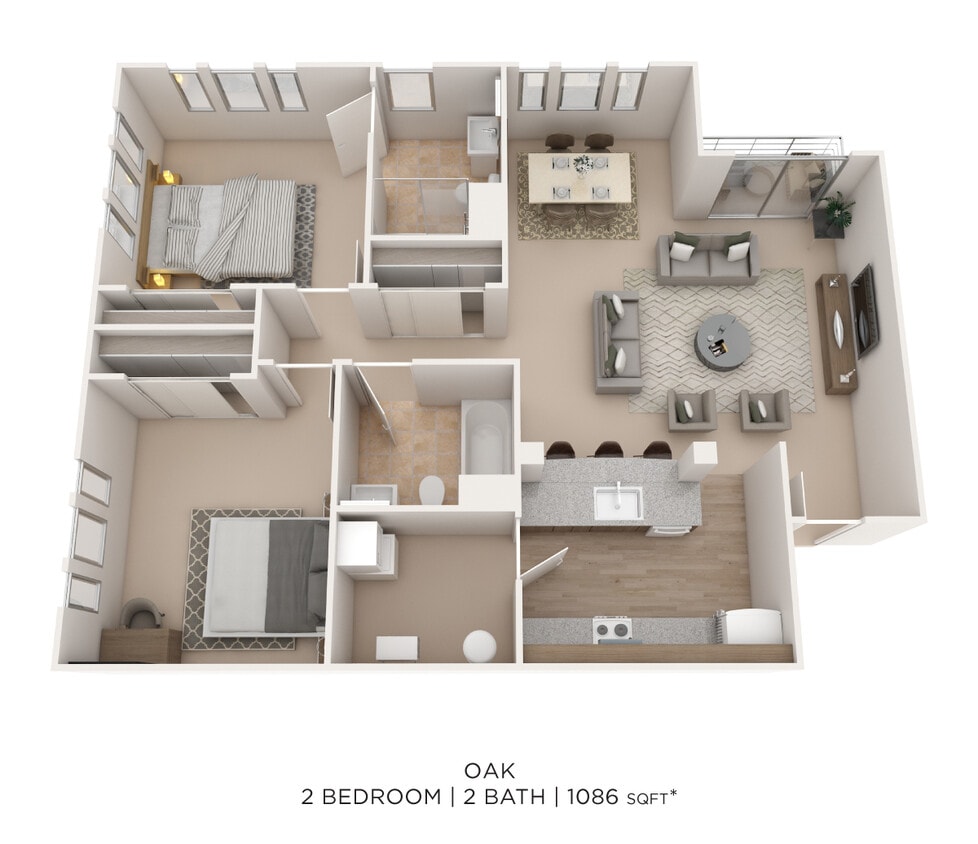 Floor Plan - Oak