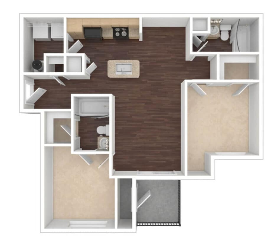 Floor Plan - The Carolina