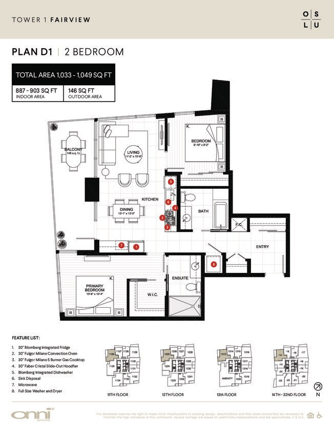 Floor Plan - Fairview D1