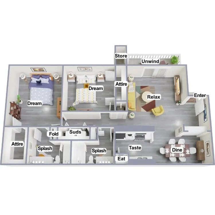 Floor Plan - The Burbank