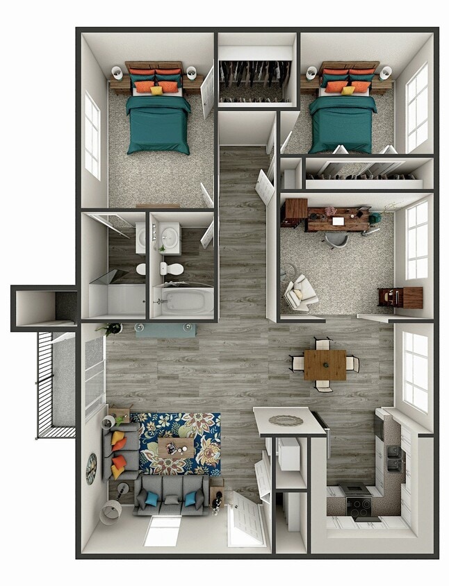 Floor Plan - Vail w/Den