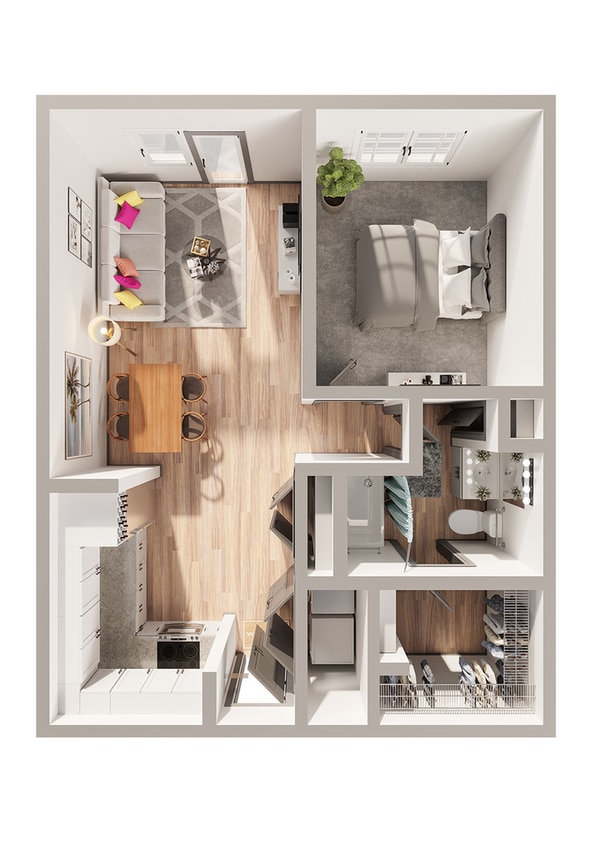 Legacy North - A1HC0 Floorplan - A1H
